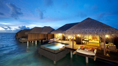 梦幻珊瑚岛日落仙境