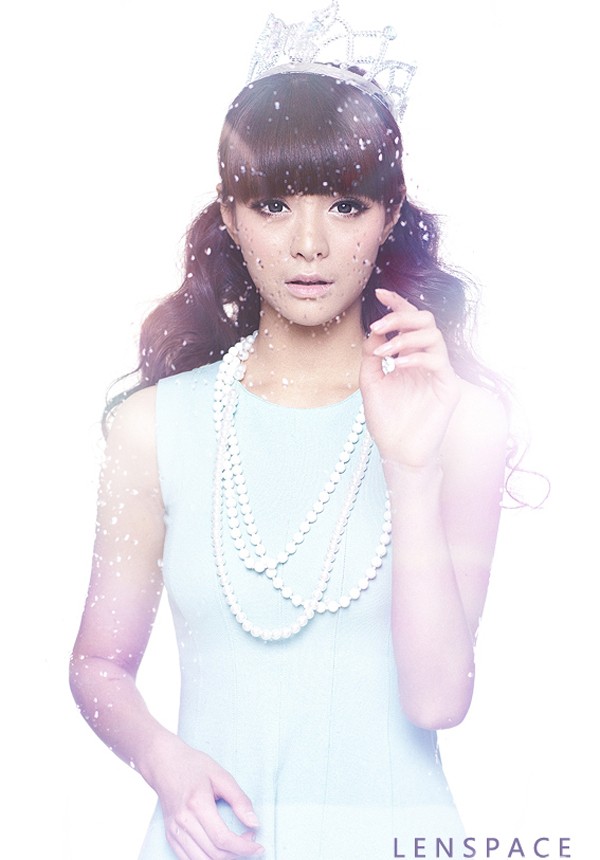 沈梦辰黑色礼服高贵典雅